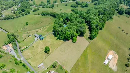 Aerial view of the land